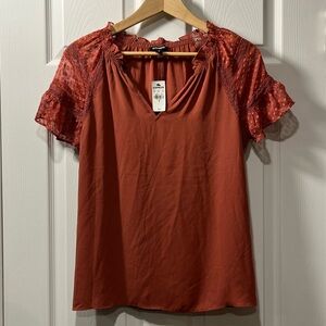 Express Flutter Sleeve Blouse